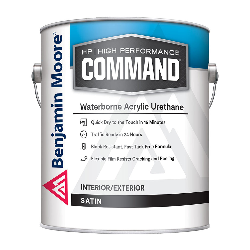 Benjamin Moore Command Waterborne Acrylic Urethane — Satin