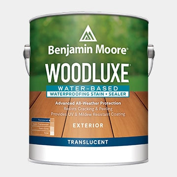Benjamin Moore Woodluxe Water-Based Translucent Exterior Stain product image